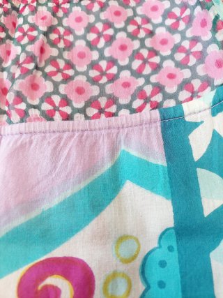 Top halter multicolor floral