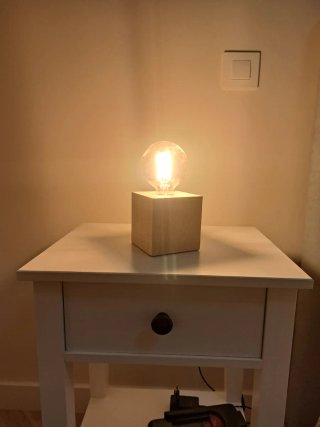 Lámparas Nórdica Madera y Cristal