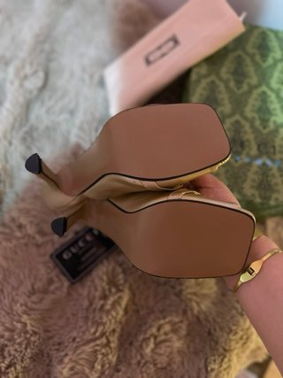 Sandalias Doradas Mujer
