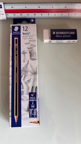 Esalímetro Staedtler Mars 561 98 + Matite + Gomma