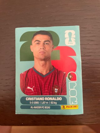 Cromo Cristiano Ronaldo Mundial FIFA