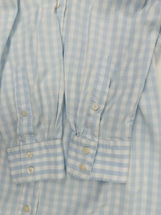 Camisa GANT cuadros azul y blanco Talla L