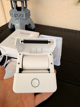Mini Impresora Portátil Blanca