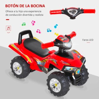 Quad correpasillo infantil con bocina música luces