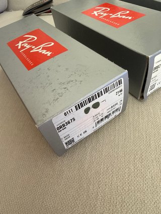 Cajas vacías gafas Ray-Ban