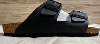 Sandalias Birkenstock Arizona Talla 38 Negras.25cm