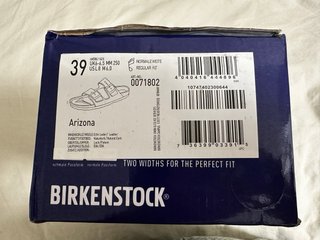Sandalias Birkenstock Arizona Talla 38 Negras.25cm