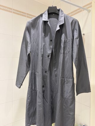 Grembiulino da lavoro grigio uomo