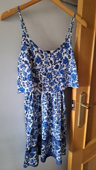 Vestido de verano Divided H&M azul