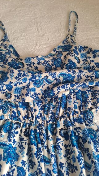 Vestido de verano Divided H&M azul