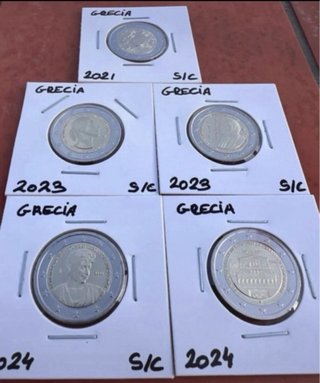 2 Euros Grecia Conmemorativas