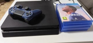 PS4 con Mando Original y 6 Juegos