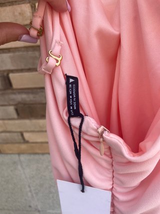 Vestido corto rosa NUEVO de Zara