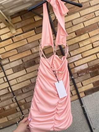 Vestido corto rosa NUEVO de Zara