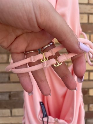 Vestido corto rosa NUEVO de Zara