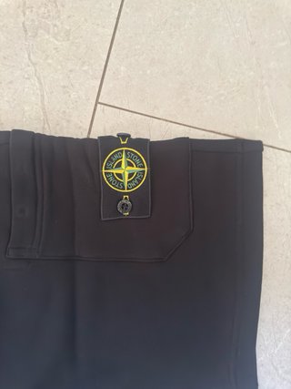 Stone Island Pantalones Cortos Negros