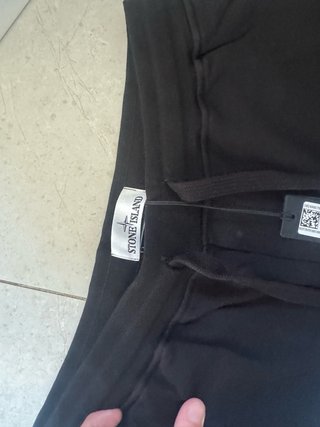 Stone Island Pantalones Cortos Negros