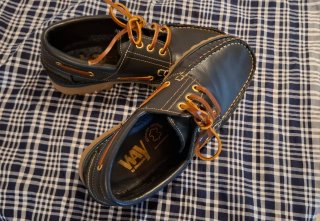 Náuticos de piel niño talla 36