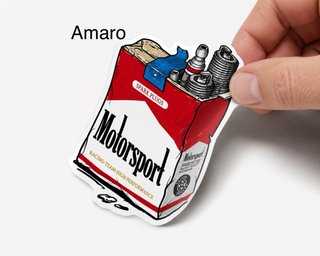 Autocolante Antigo/Vintage/Classico Maço de Tabaco