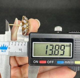 Pendientes Oro 18K Diamantes Naturales