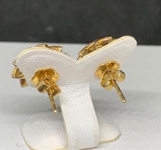 Pendientes Oro 18K Diamantes Naturales