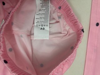 Pijama niña rosa con corazones y pestañas