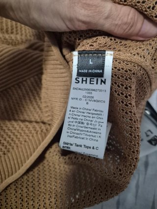 Top Corto y Falda Beige talla L