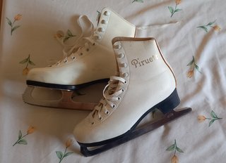 Patines de hielo blancos Piruett