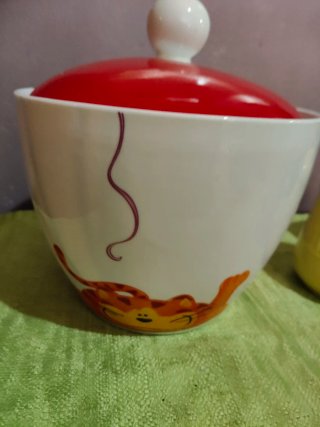 Set 4 pezzi ceramica colazione