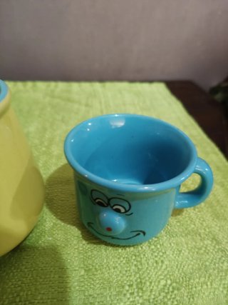 Set 4 pezzi ceramica colazione