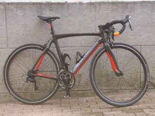 Bicicleta Carretera Pinarello Negra/Naranja