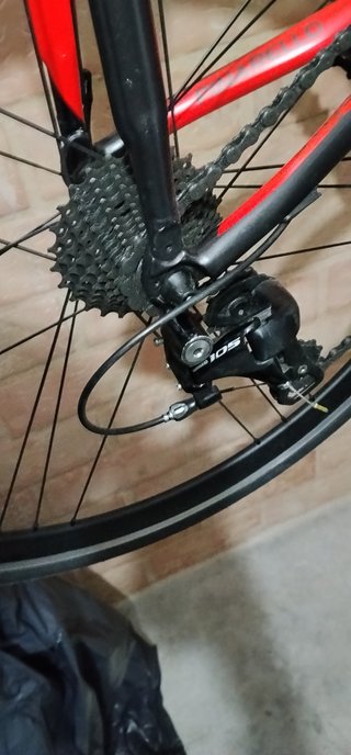 Bicicleta Carretera Pinarello Negra/Naranja