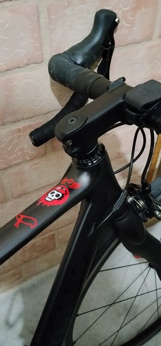 Bicicleta Carretera Pinarello Negra/Naranja