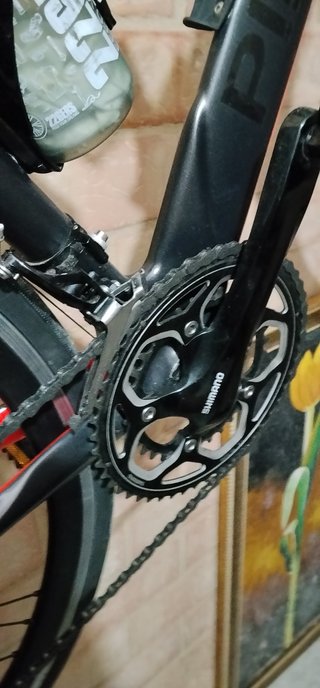 Bicicleta Carretera Pinarello Negra/Naranja
