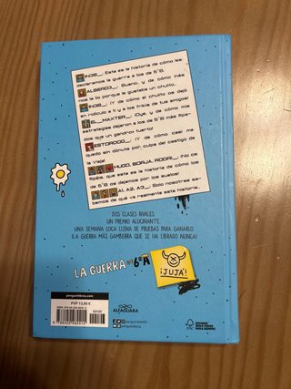 Libros 1,2 colección la guerra de 6 A