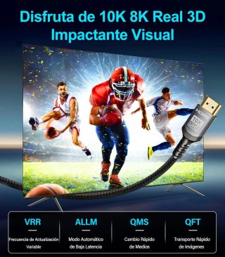 Cavo HDMI ad alta velocità 8K 10K UHD 1m
