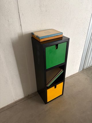 Libreria Kartell Giulio Polvara nera 4