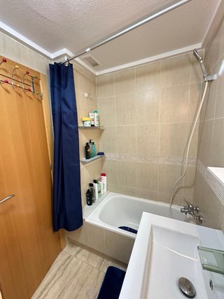 Cortina de baño tela 170x180