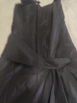 Vestido largo negro de marca