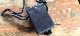 Funda cuero Sony serie RX100 negra en buen estado