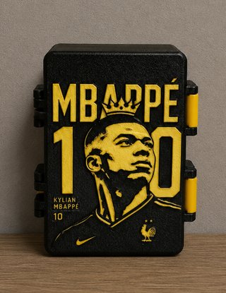Caja para cartas de Mbappe