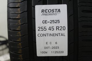 2 Gomme Continental 255 45 R20 100W Usate