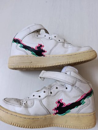 Nike Air Force 1 Custom Glitch