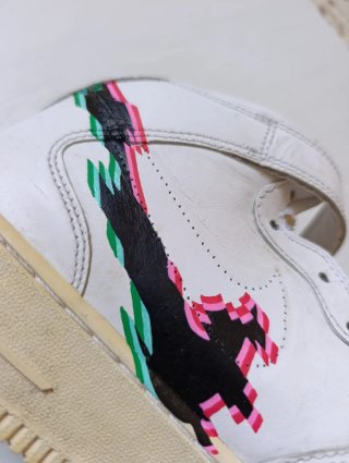Nike Air Force 1 Custom Glitch