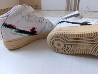 Nike Air Force 1 Custom Glitch