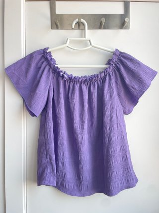 Blusa lila talla L