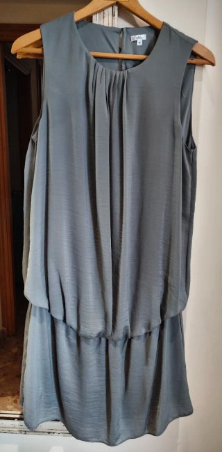 Vestido premamá vestir gris
