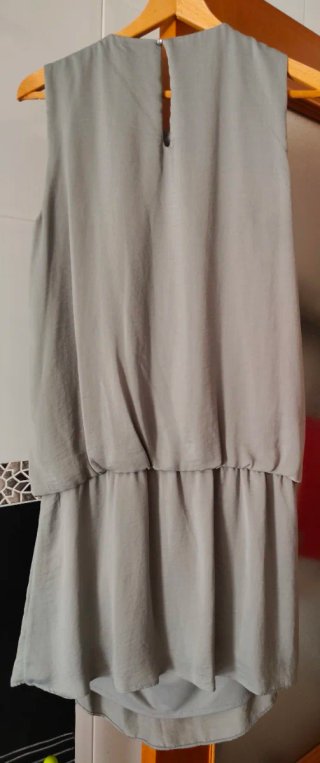 Vestido premamá vestir gris