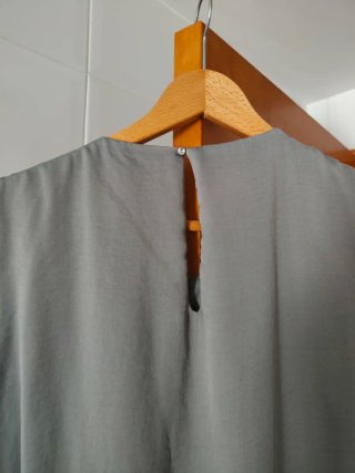 Vestido premamá vestir gris
