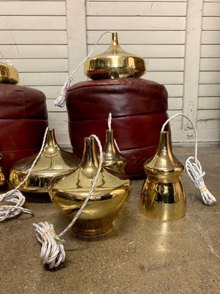 Lámparas de cristal Italianas Nostalgia Doradas